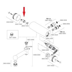 FMM Armaturoverdel med kegle til T/9